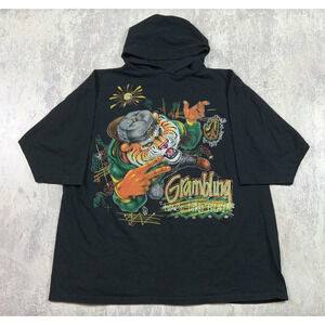 Vintage Xplosion Grambling Tigers Shirt Men XL Black 90s HBCU College Caricature